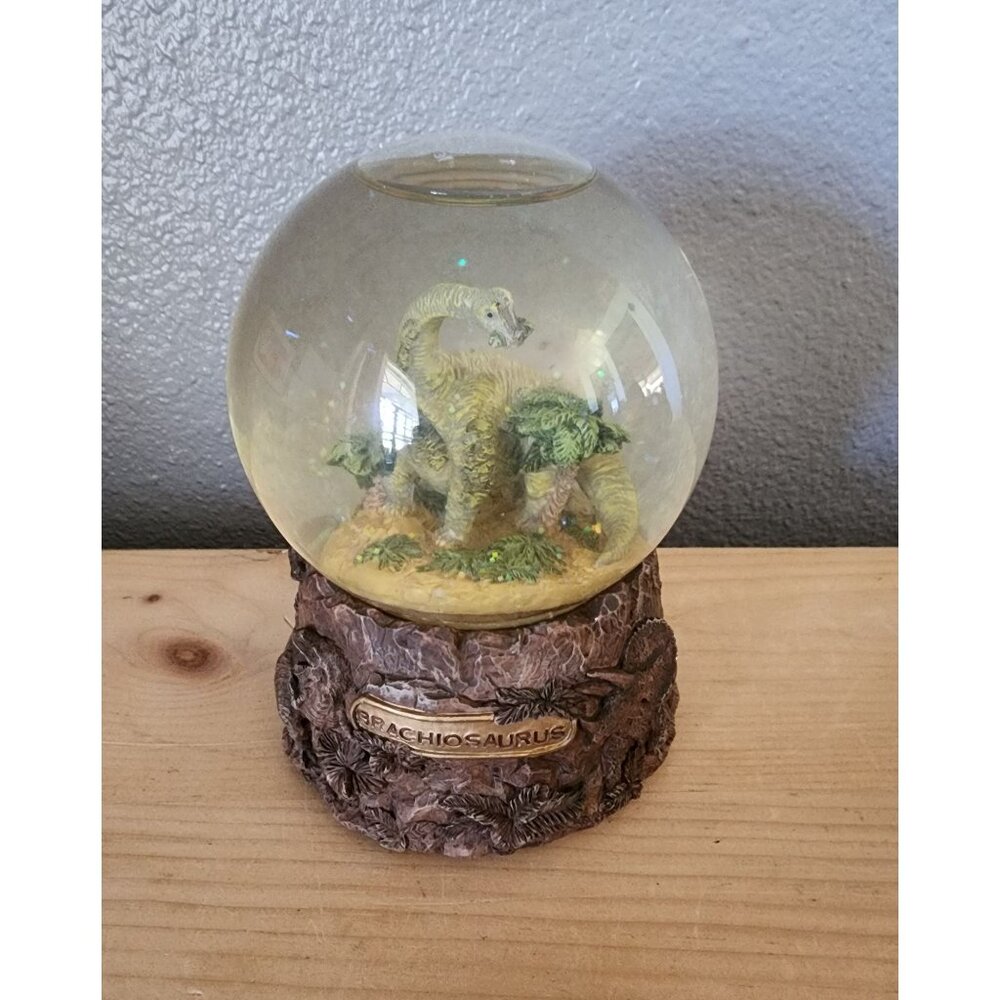 Brachiosaurus Dinosaur Snow Globe The San Francisco Music Box Company